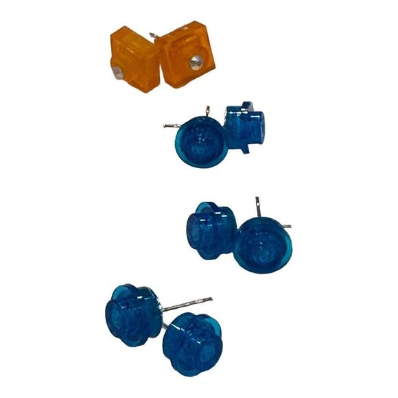 Lego earrings you choose , repurpose, upcycled buildable - Picture 4 of 14